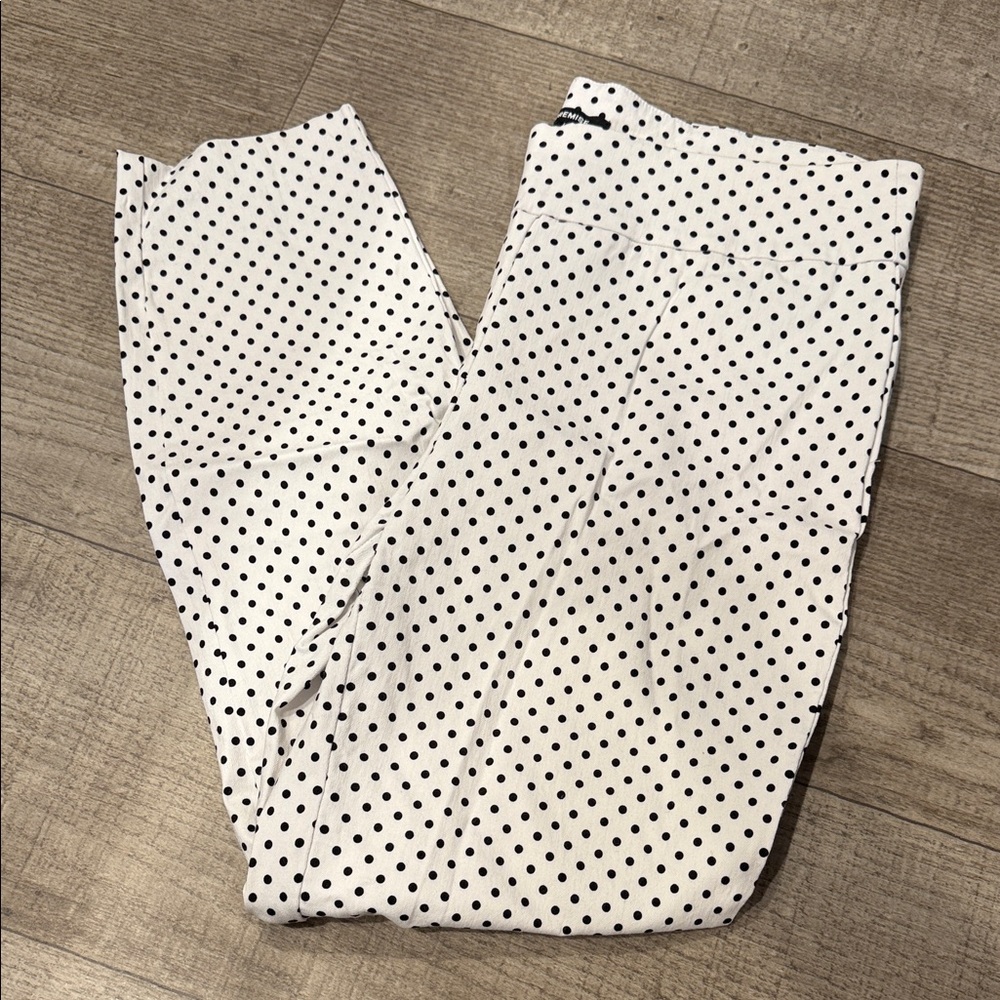 Premise Black and White Polka Dot Apparel